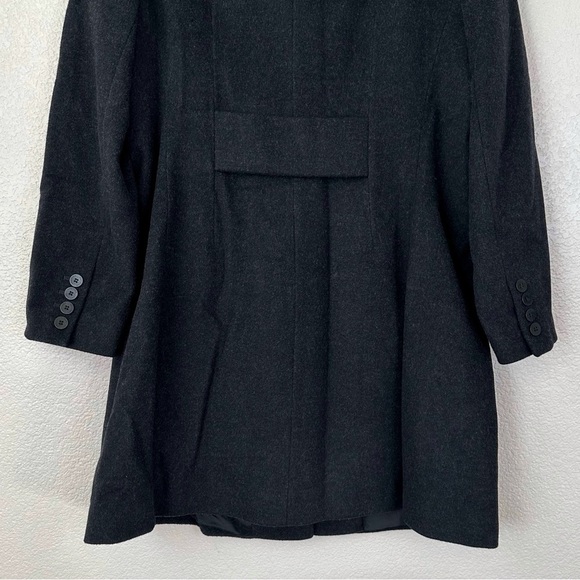 Anne Klein 100% Wool Black Single Breasted Women's Coat, Size 14 - Picture 8 of 13
